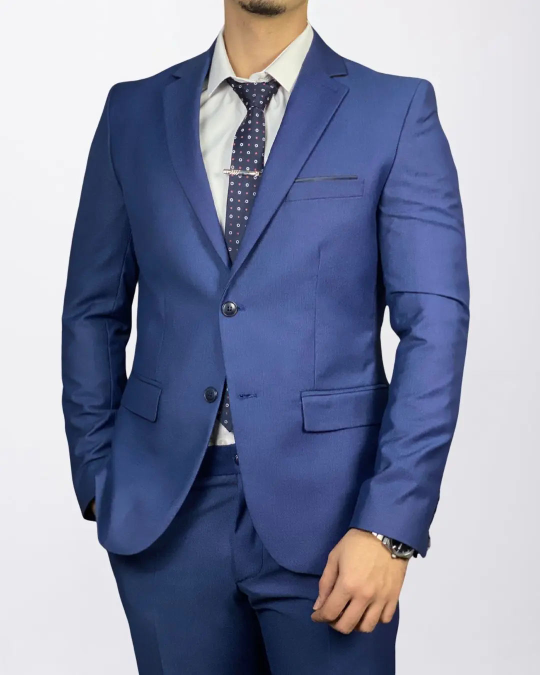 COSTUME PIQUE BLEU ROI